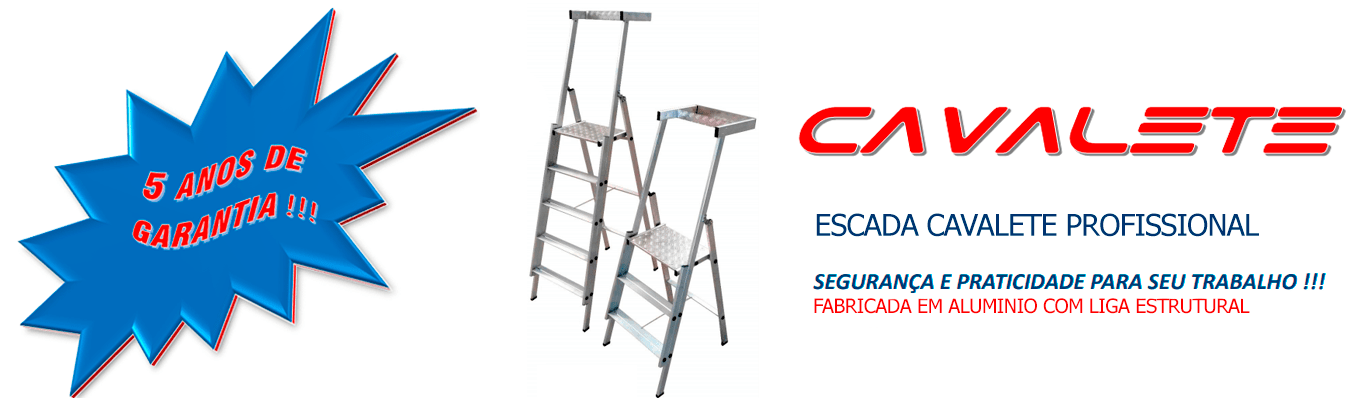 ESCADA CAVALETE PROFISSIONAL