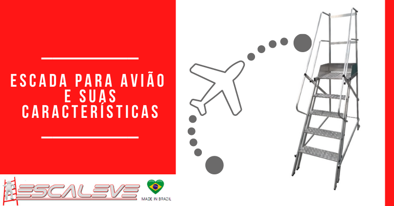 Escada para avião e suas caracteristicas