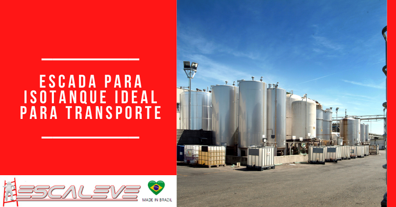 Escada para Isotanque ideal para transporte