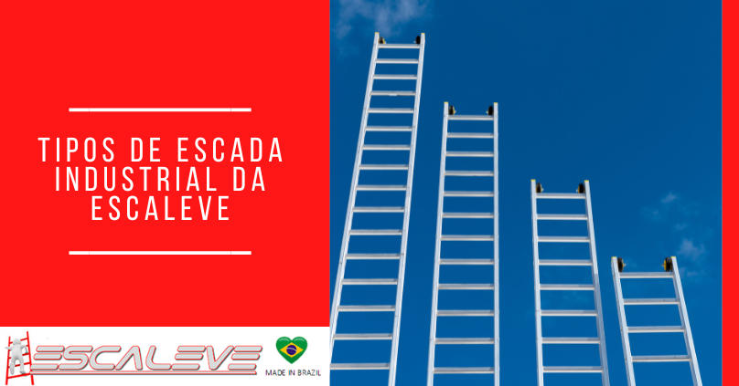 Tipos de escada industrial da Escaleve