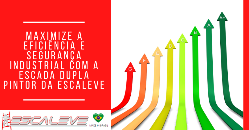 Maximize a Eficiência e Segurança Industrial com a Escada Dupla Pintor da Escaleve